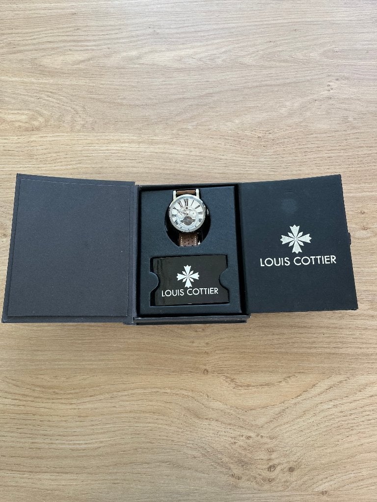 Horloge van Louis Cottier, Overige merken, Staal, Met bandje, Verzenden