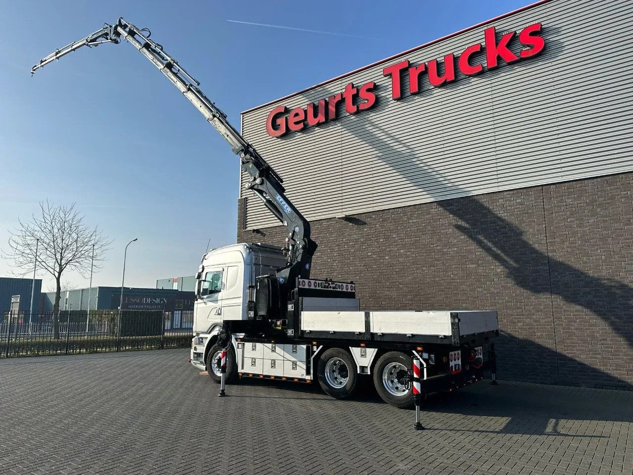 Scania R580 V8 6X4 TREKKER/TRACTOR/SZM MET EFFER 315/6S + JI, Autos, Argent ou Gris, Achat, Euro 6, Scania