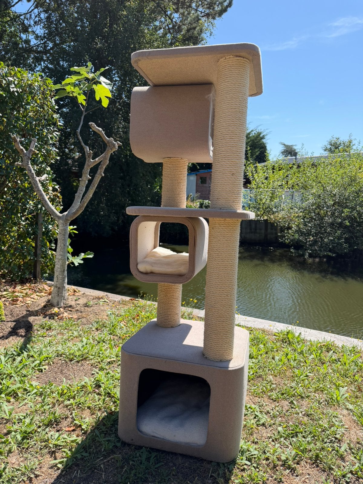 EBI luxe kattenboom / krabpaal – NIEUW, Ophalen