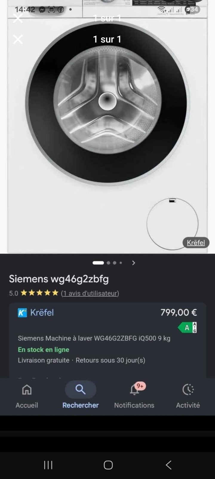 nv machine a laver 8 kilo
