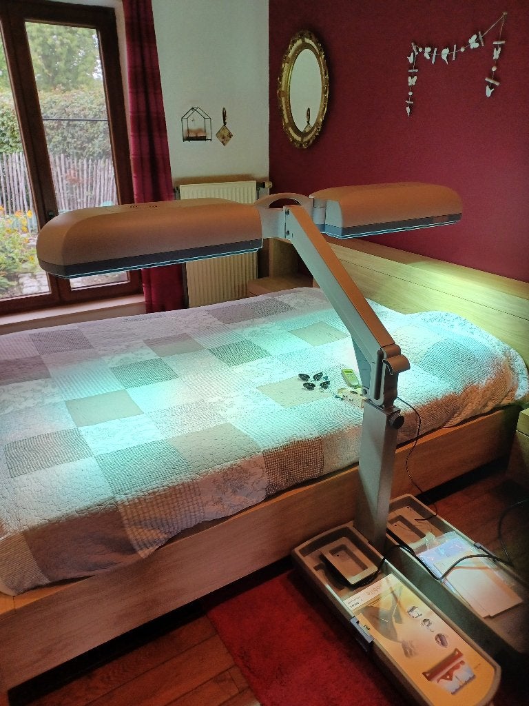 Philips Sunmobile HB Inklapbare Zonnehemel, met Facial Plus, Enlèvement, Solarium visage