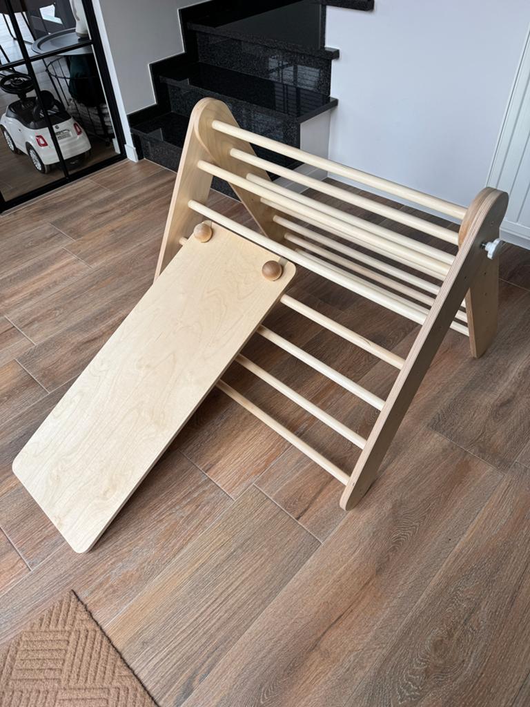 Klimrek met glijbaan piller zo goed als nieuw, Enlèvement, Comme neuf