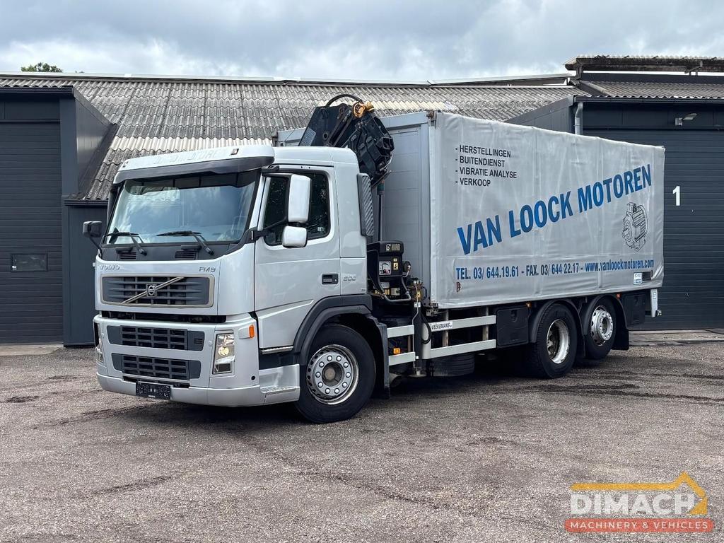 Volvo FM9 kraanauto 6x2 - liftas - euro 3 - handgeschakeld -, Auto's, Vrachtwagens, Bedrijf, Airconditioning, Diesel, Handgeschakeld