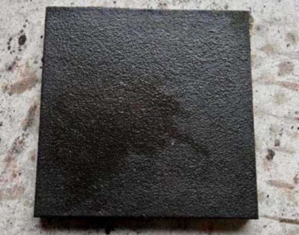 Rubberen tegels 50x50x4,5 speeltoestel stal ed ruim 25m2, Ophalen, Gebruikt, Rubber, 10 m² of meer