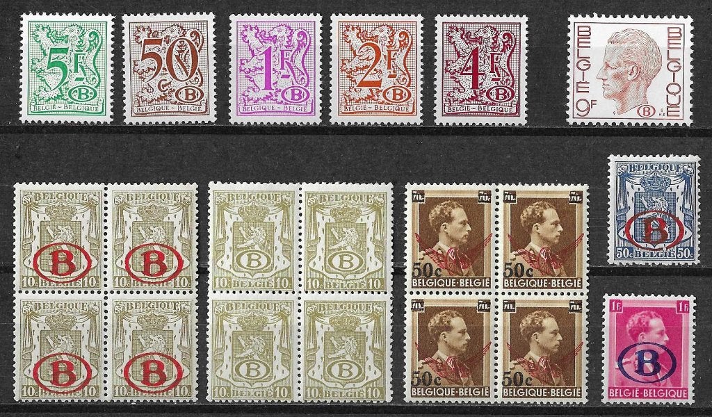 Timbres de service OPC belges **, Enlèvement ou Envoi, Non oblitéré, Neuf
