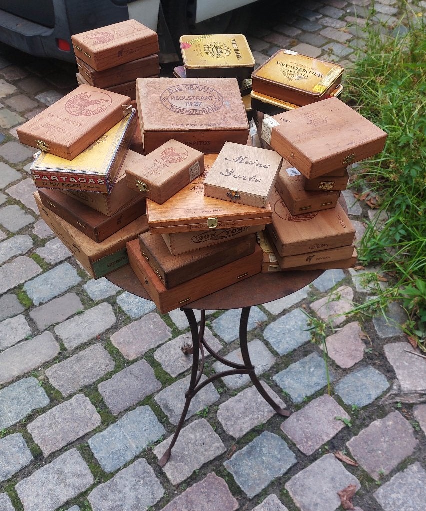 sigarenkistjes, Verzamelen, Rookartikelen, Aanstekers en Luciferdoosjes, Ophalen, Gebruikt, Overige typen