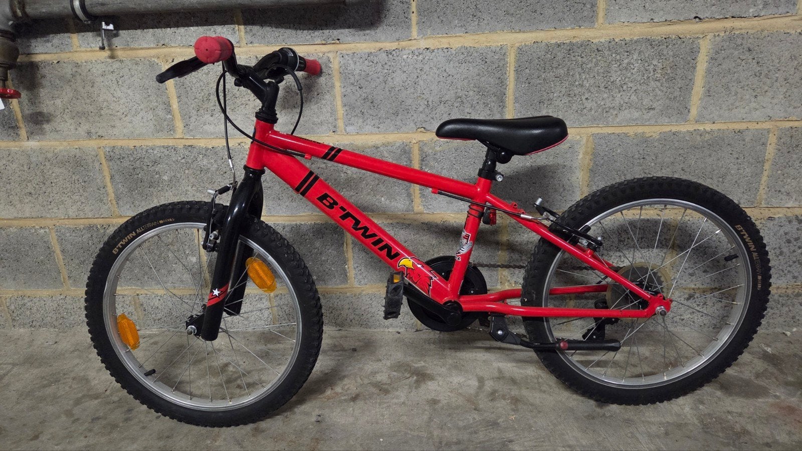 Vélo enfant vtt 20 pouces btwin 6-9 ans kinderfiets, Vélos & Vélomoteurs, Frein sur jante, V-brakes, Enlèvement, Utilisé