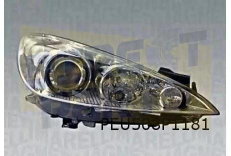 Peugeot 308 + RCZ koplamp Links (HID D1S/ met actieve bochtv, -, Verzenden, -, Nieuw