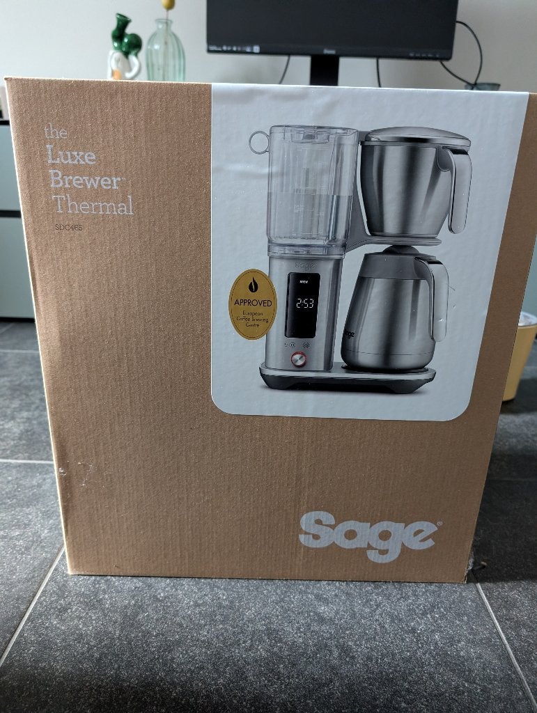 Sage the luxe brewer thermal koffiezetapparaat, Elektronische apparatuur, Ophalen, Afneembaar waterreservoir, Gemalen koffie, 4 tot 10 kopjes