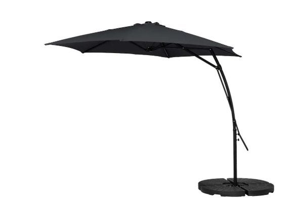 Zweefparasol te koop, Ophalen, Kantelbaar, 2 tot 3 meter, Zweefparasol