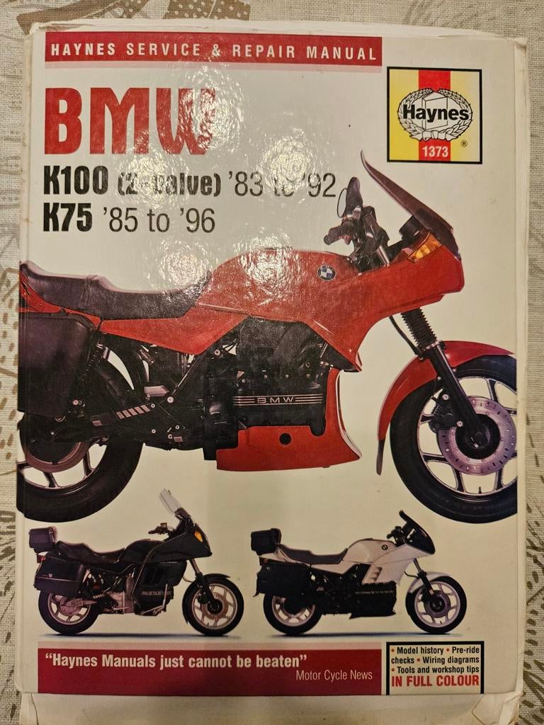 BMW K100 EN 75 WERKPLAATSHANDBOEK, Enlèvement, BMW