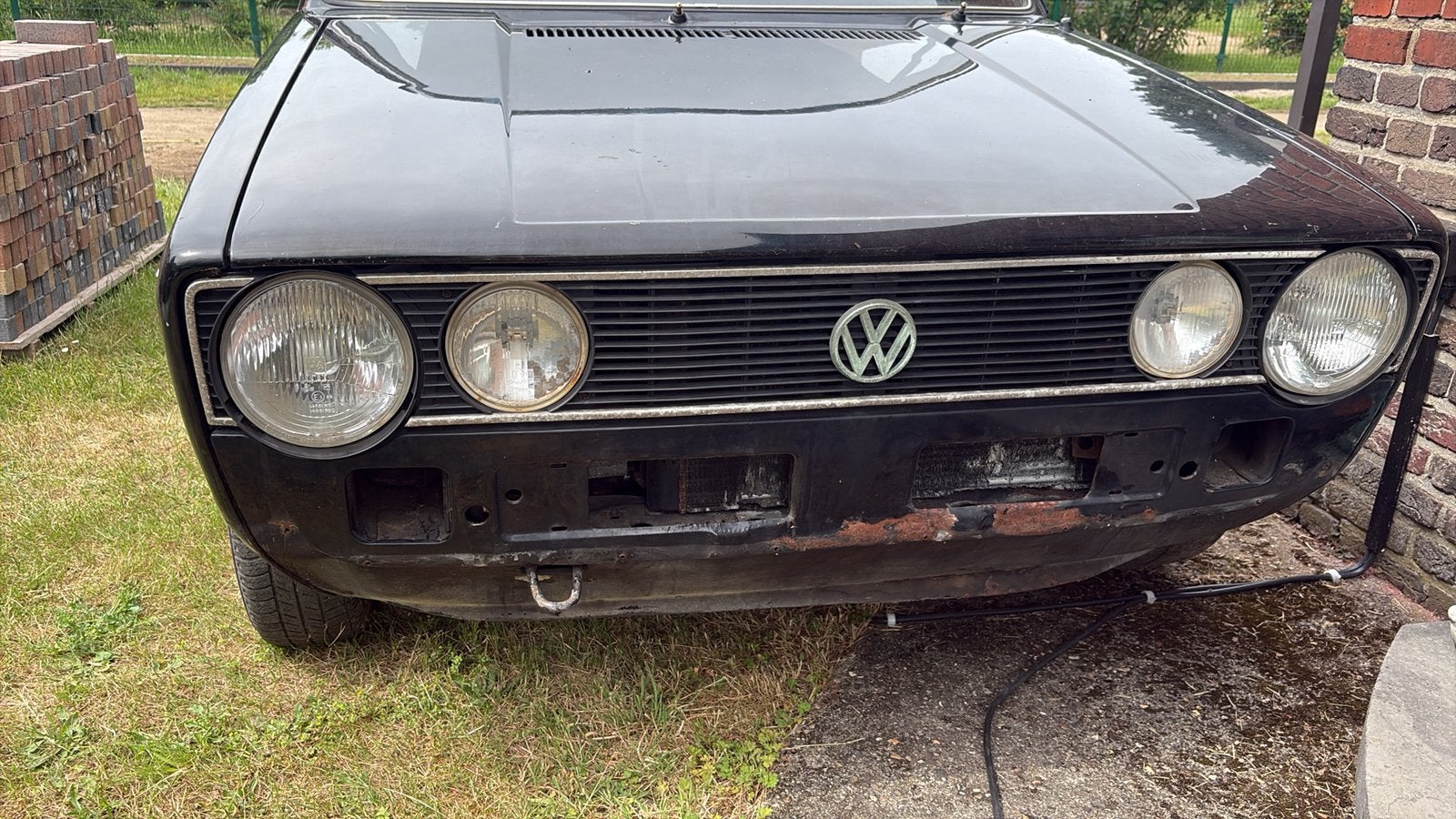 Golf 1 diesel, Auto's, Volkswagen, Particulier, Golf, Diesel, Coupé, 3 deurs, Handgeschakeld, Zwart, Zwart, Stof, Voorwielaandrijving