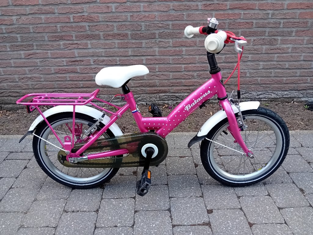 Meisjesfiets Batavus 16 inch, Fietsen en Brommers, Ophalen, Terugtraprem, 16 inch, BATAVUS