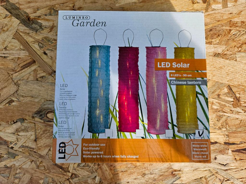LED chinese lantaarn 80 LED's 90 cm, Huis en Inrichting, Lampen | Spots, Kunststof, Ophalen of Verzenden, Zo goed als nieuw, Chinees