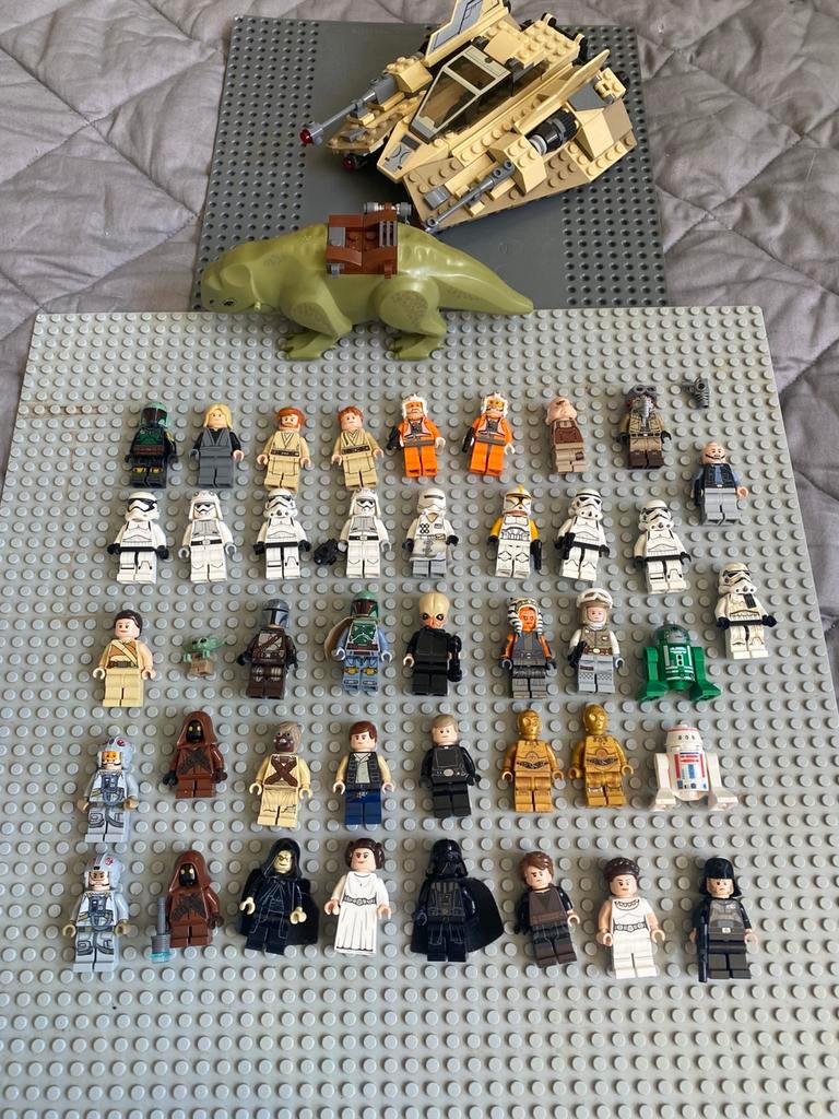Lego star wars minifigures en Dewback en snowspeeder, Collections, Envoi, Utilisé, Figurine