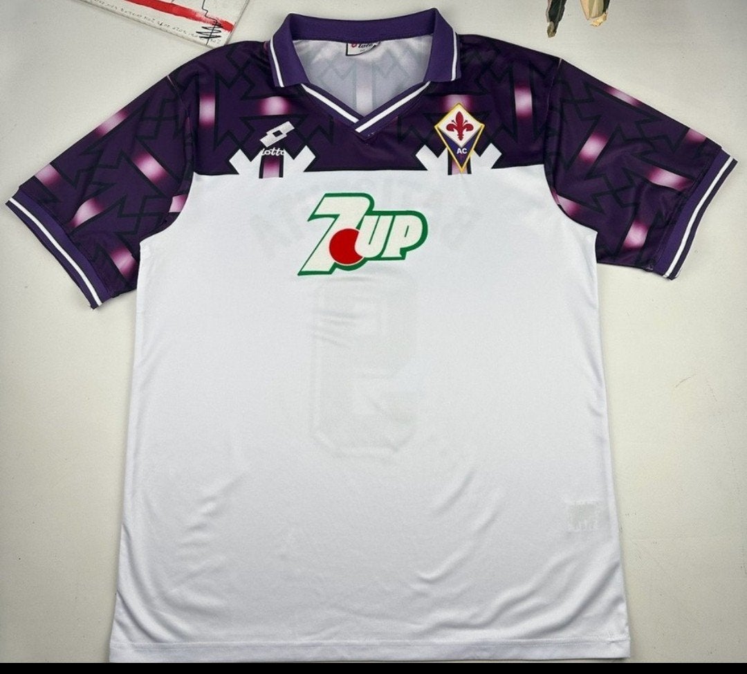 Fiorentina Batistuta Voetbal Uitshirt Origineel 1992, Envoi