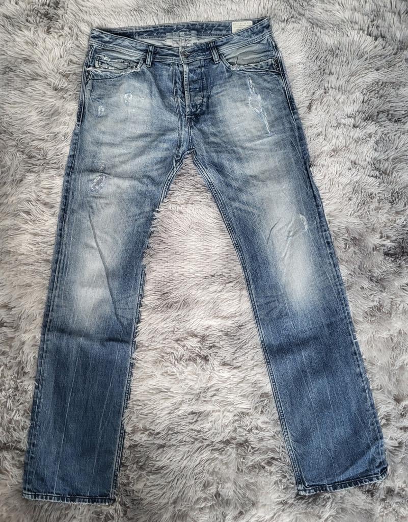 Vintage Diesel Jeans voor heren — W34 L34 — normaal recht, Kleding | Heren, Spijkerbroeken en Jeans, Ophalen of Verzenden, Gedragen