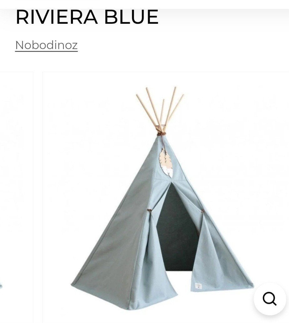 Tipi tent Nobodinoz, Ophalen