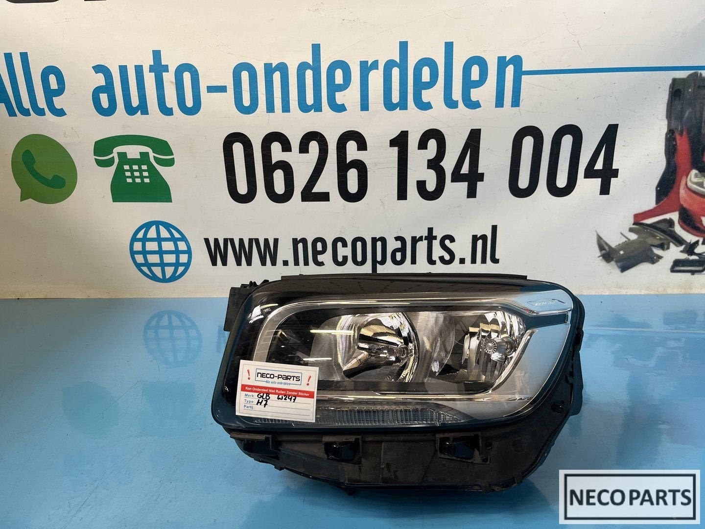 MERCEDES BENZ GLB W247 KOPLAMP LINKS, Gebruikt, -, Ophalen of Verzenden, -