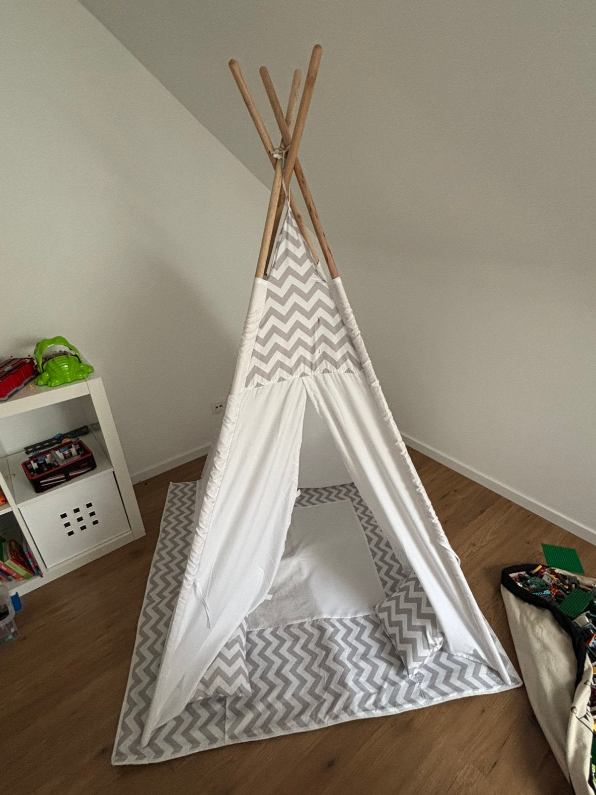 Tipi tent kinderen, Ophalen