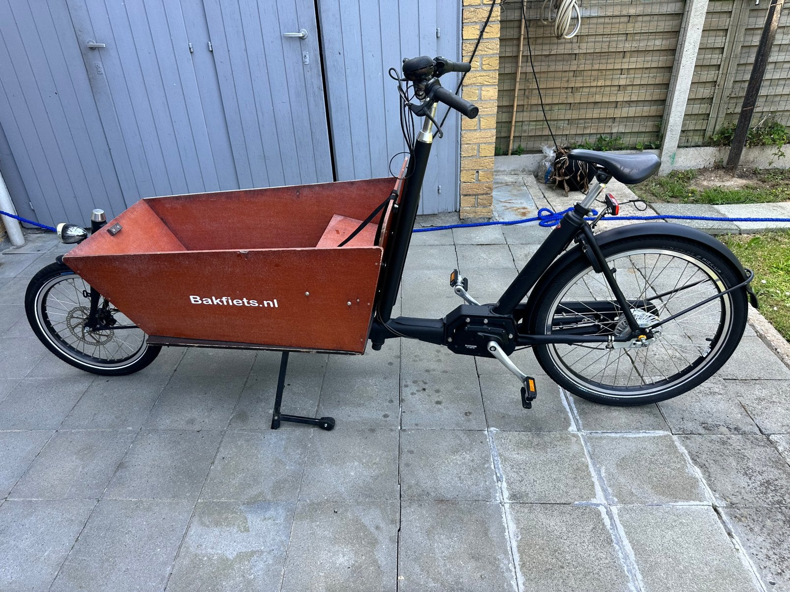 Bakfietsen met Shimano middenmotor, Fietsen en Brommers, Fietsen | Bakfietsen, Zo goed als nieuw, Ophalen