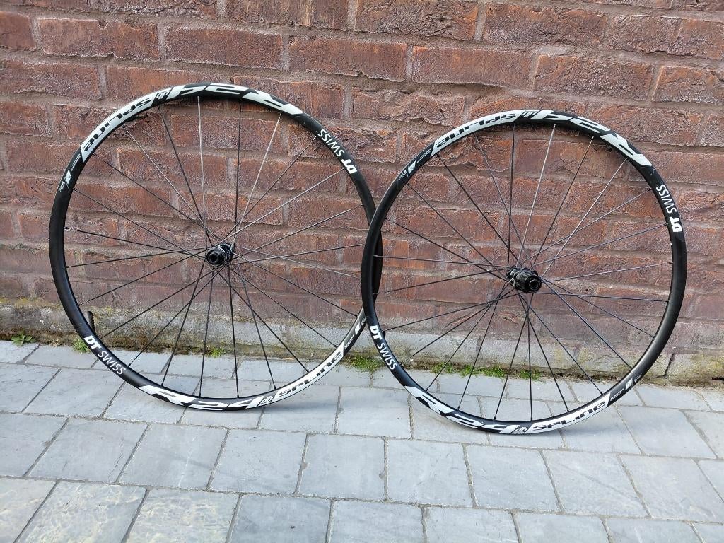 DT Swiss R24 DB Spline wielset., Fietsen en Brommers, Fietsonderdelen, Wiel, Ophalen of Verzenden, Zo goed als nieuw, Aluminium