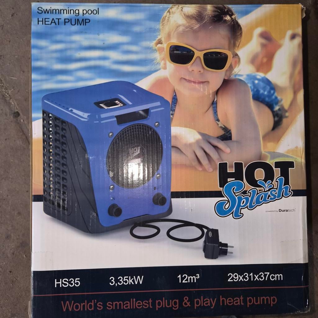 Warmtepomp zwembad HOT Splash 3,35kw, Ophalen