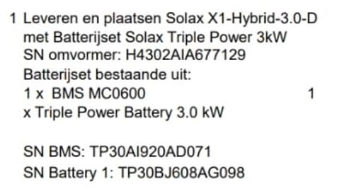 Thuisbatterij, Ophalen, Zo goed als nieuw