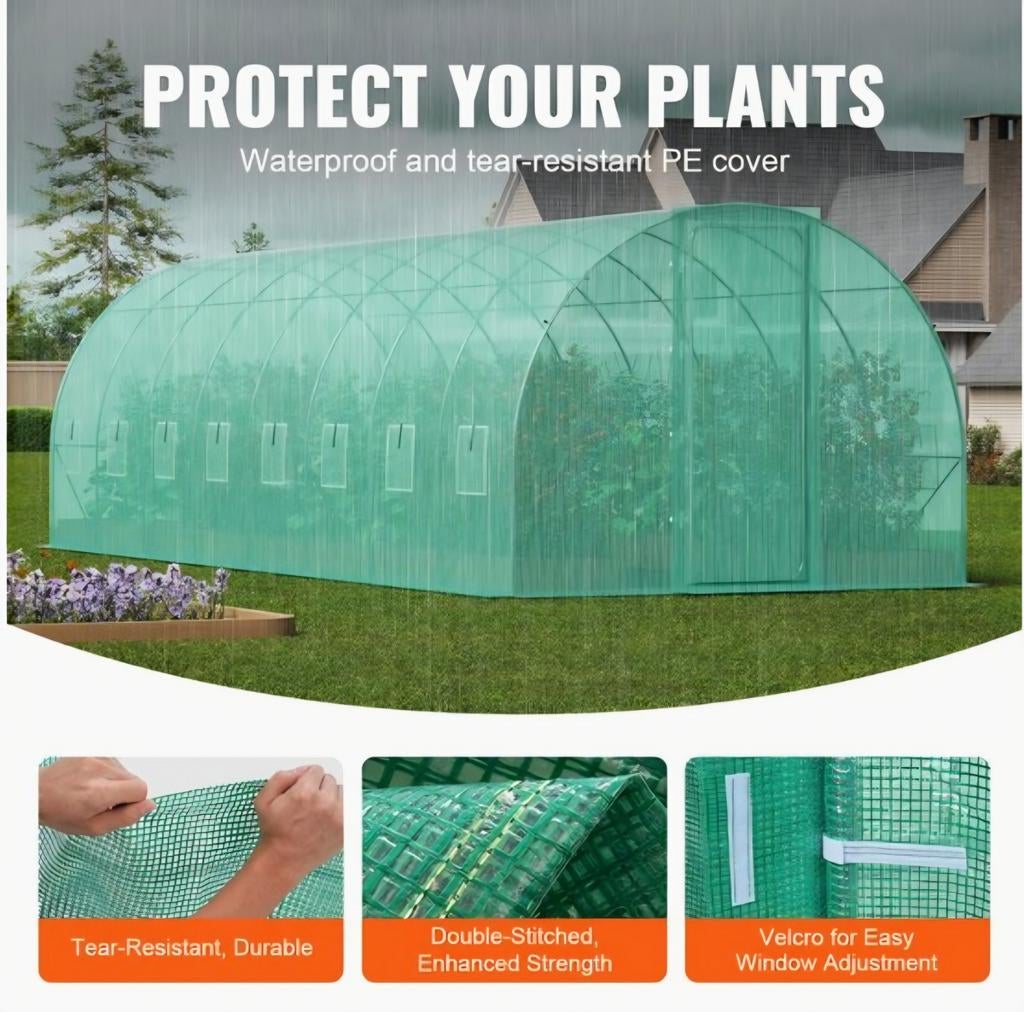 grote nieuwe serre, Ophalen