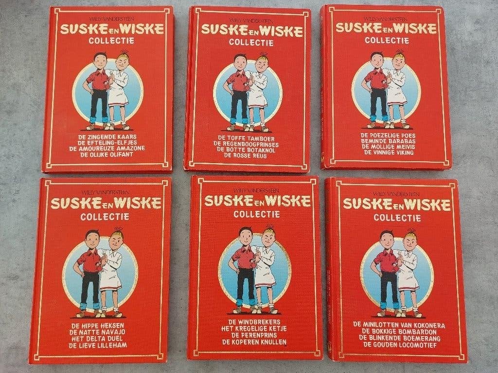 Suske en wiske collectie, Willy vandersteen, Meerdere stripboeken, Ophalen, Gelezen