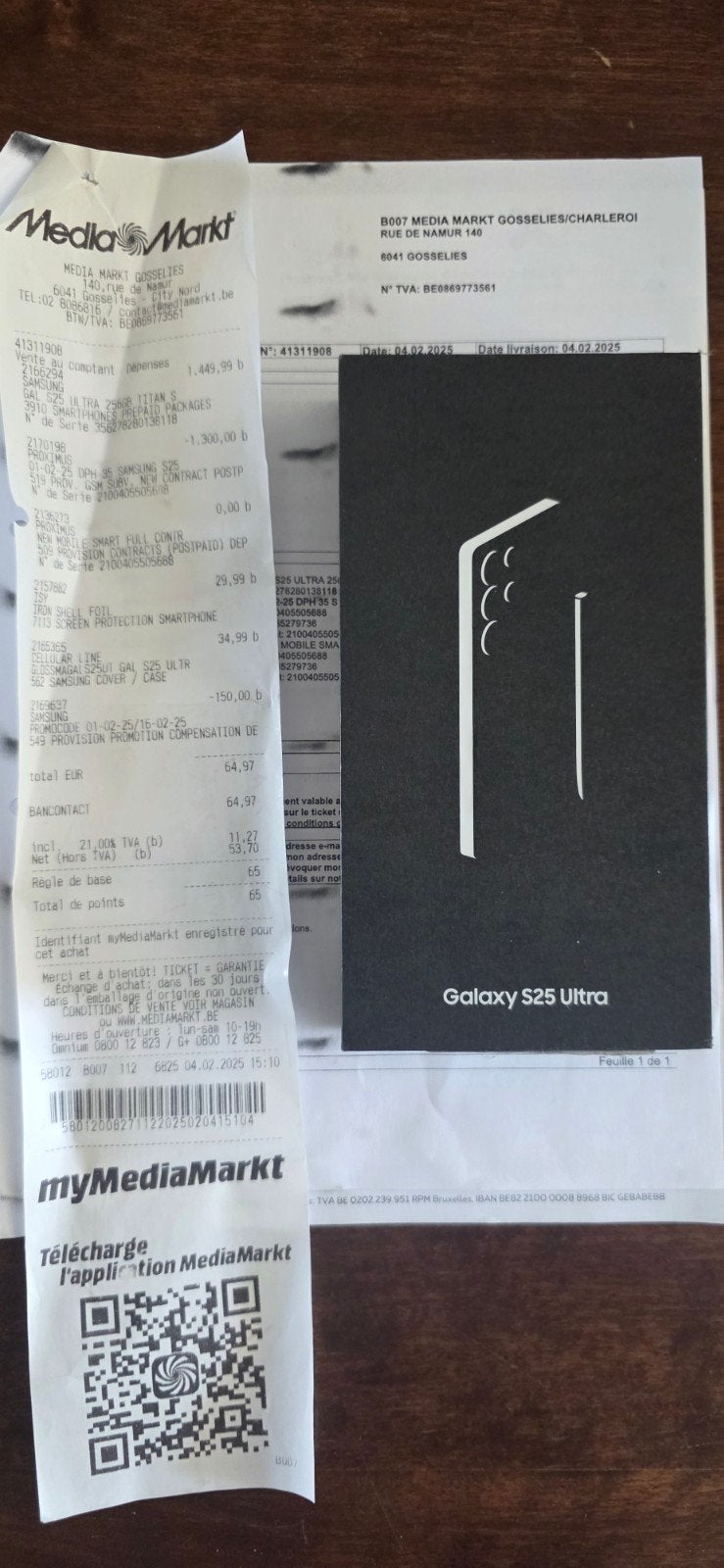 Samsung S25 Ultra, Télécoms, Téléphonie mobile | Samsung, Autres modèles, 10 mégapixels ou plus, Enlèvement ou Envoi, Comme neuf