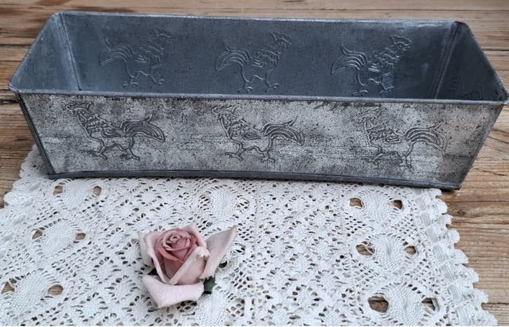 Vintage Franse cake bakvorm met hanen, Antiek en Kunst, Ophalen of Verzenden