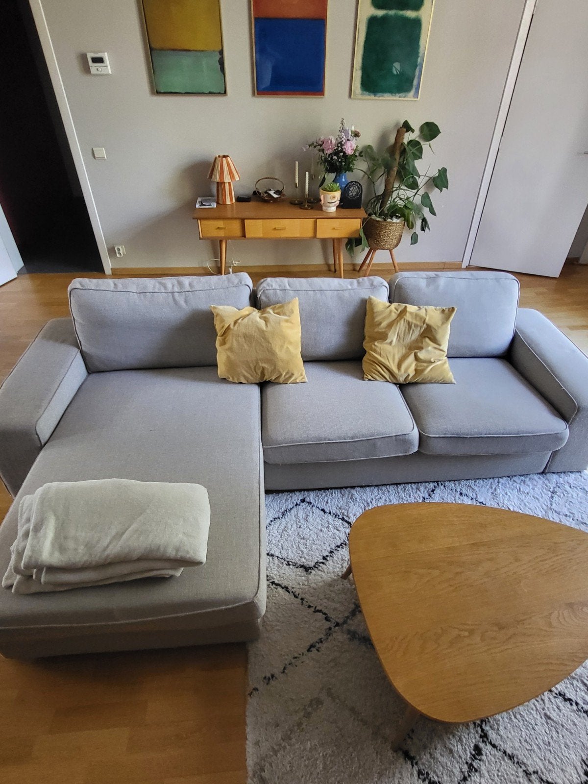 Canapé avec chaiselongue à vendre, Enlèvement