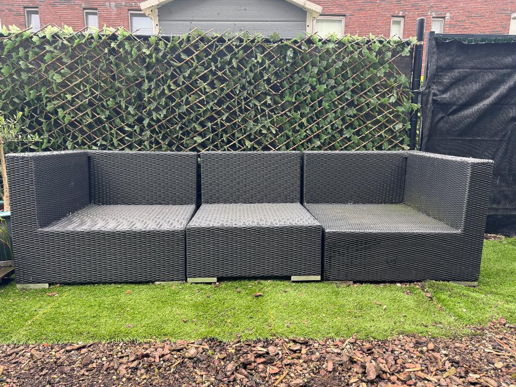 Loungeset incl kussens, Ophalen, Gebruikt, Loungeset