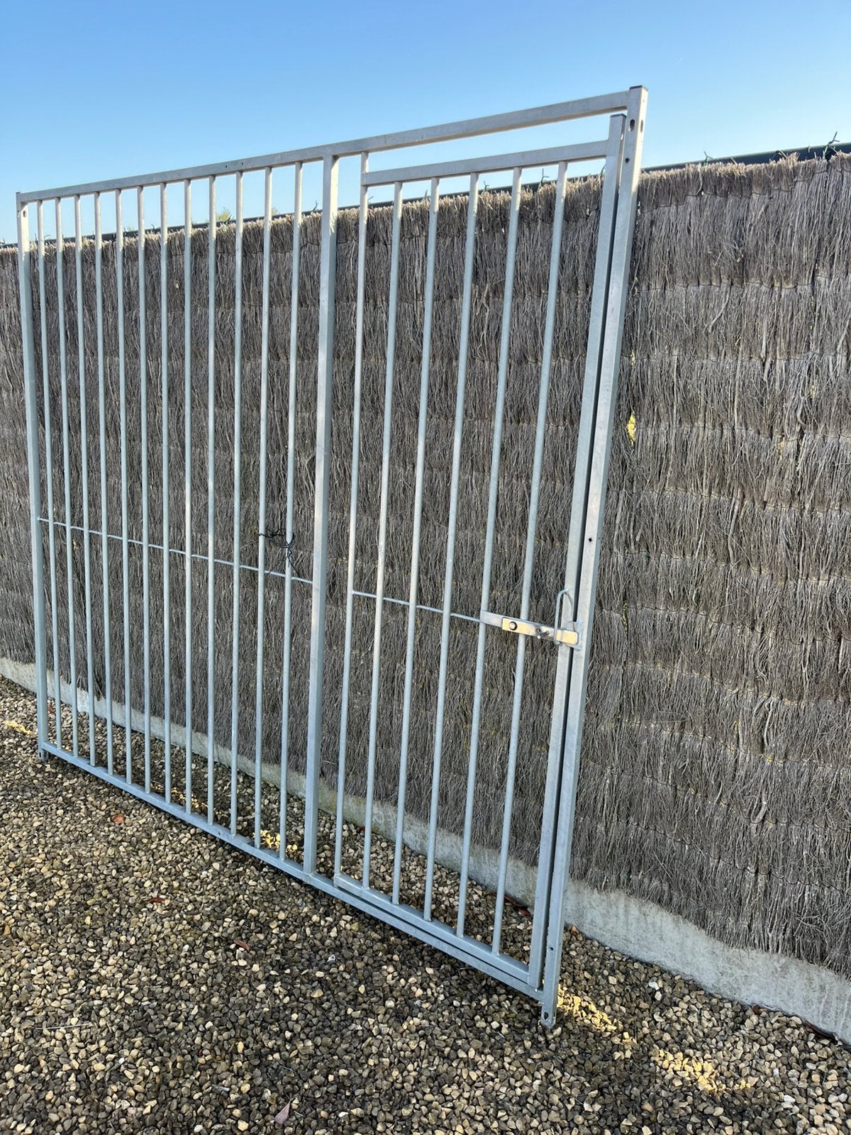 Hondenren panelen met deur, Dieren en Toebehoren, Ophalen, Zo goed als nieuw