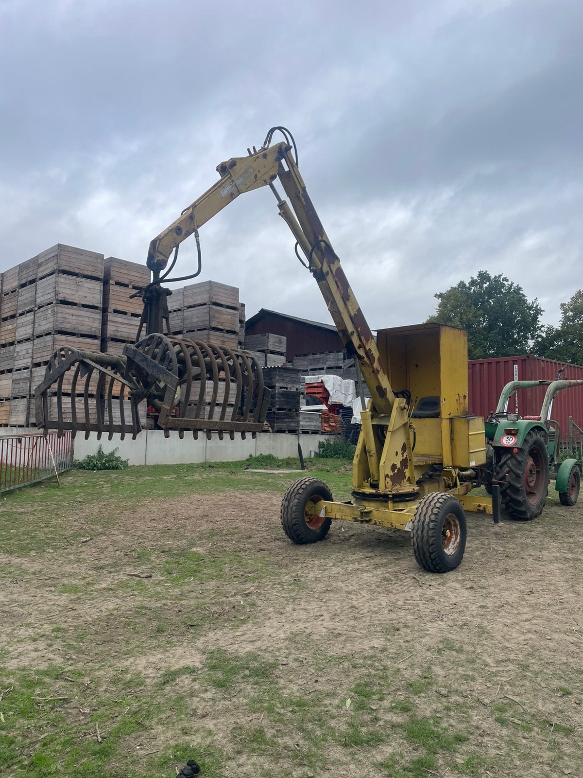 Landbouwkraan delvano met toebehoren, Ophalen