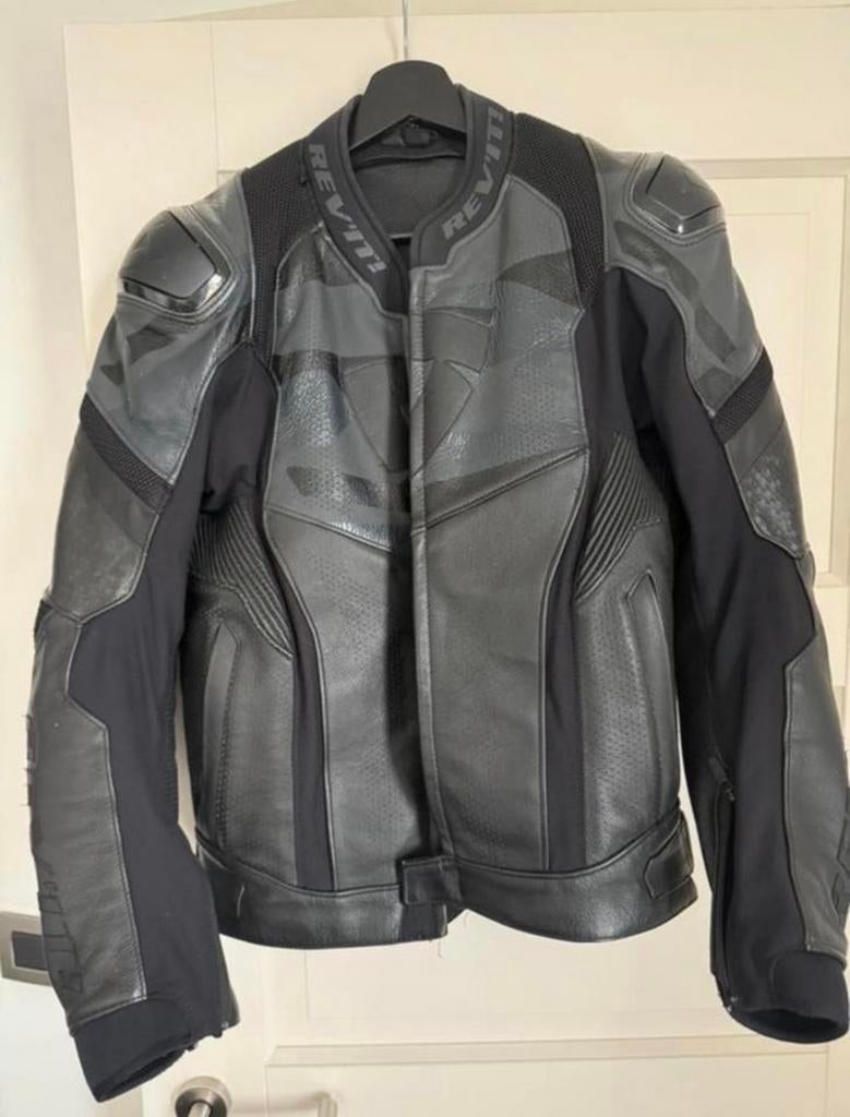 Revit Hyperspeed 2 Air leren motorjas maat 48, Motoren, Ophalen of Verzenden, Tweedehands, Heren, Jas | leer