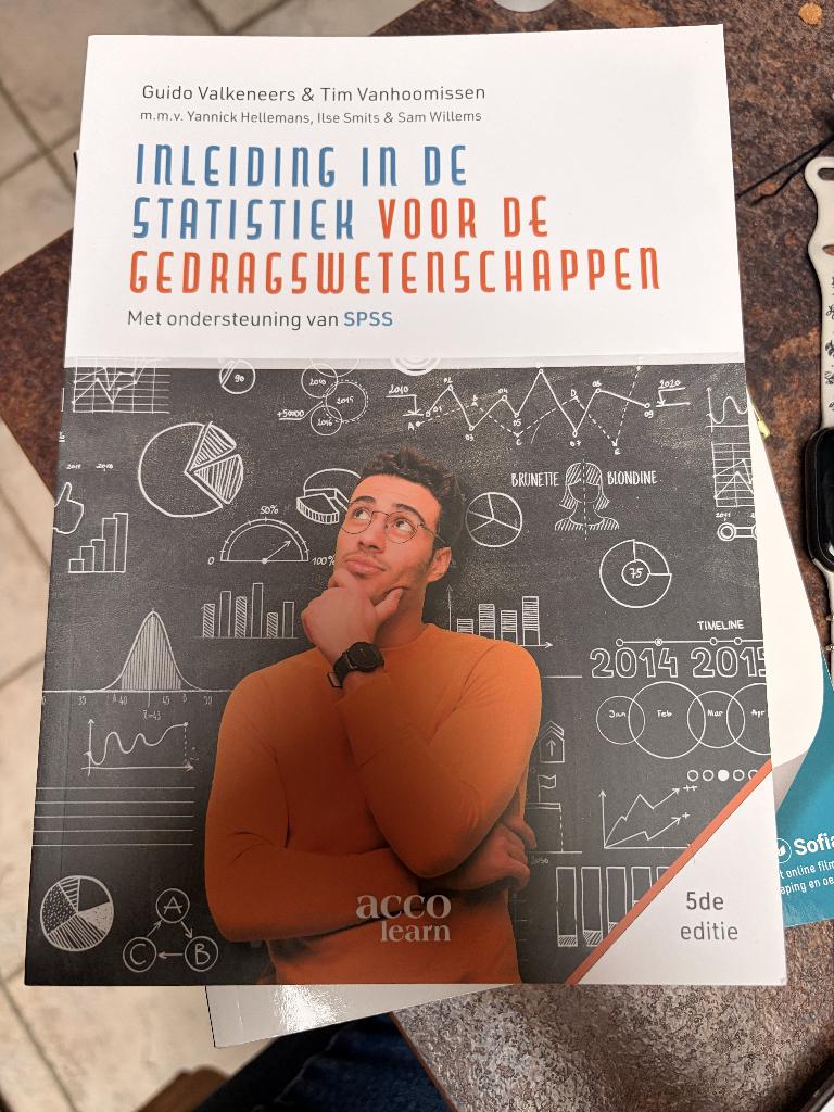 Inleiding in de statistiek voor de gedragswetenschappen, Boeken, Ophalen of Verzenden, Nieuw, Hogeschool, Guido Valkeniers