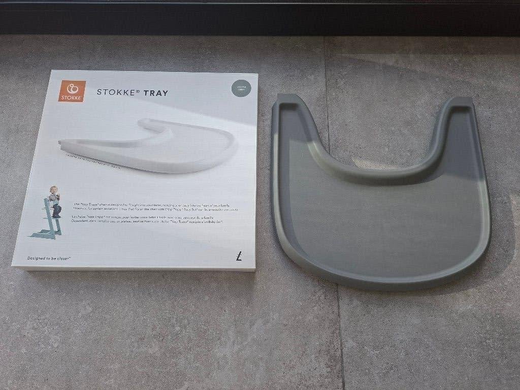Stokke Tray - Tripp Trapp, Ophalen, Zo goed als nieuw, Meegroeistoel, Afneembaar eetblad