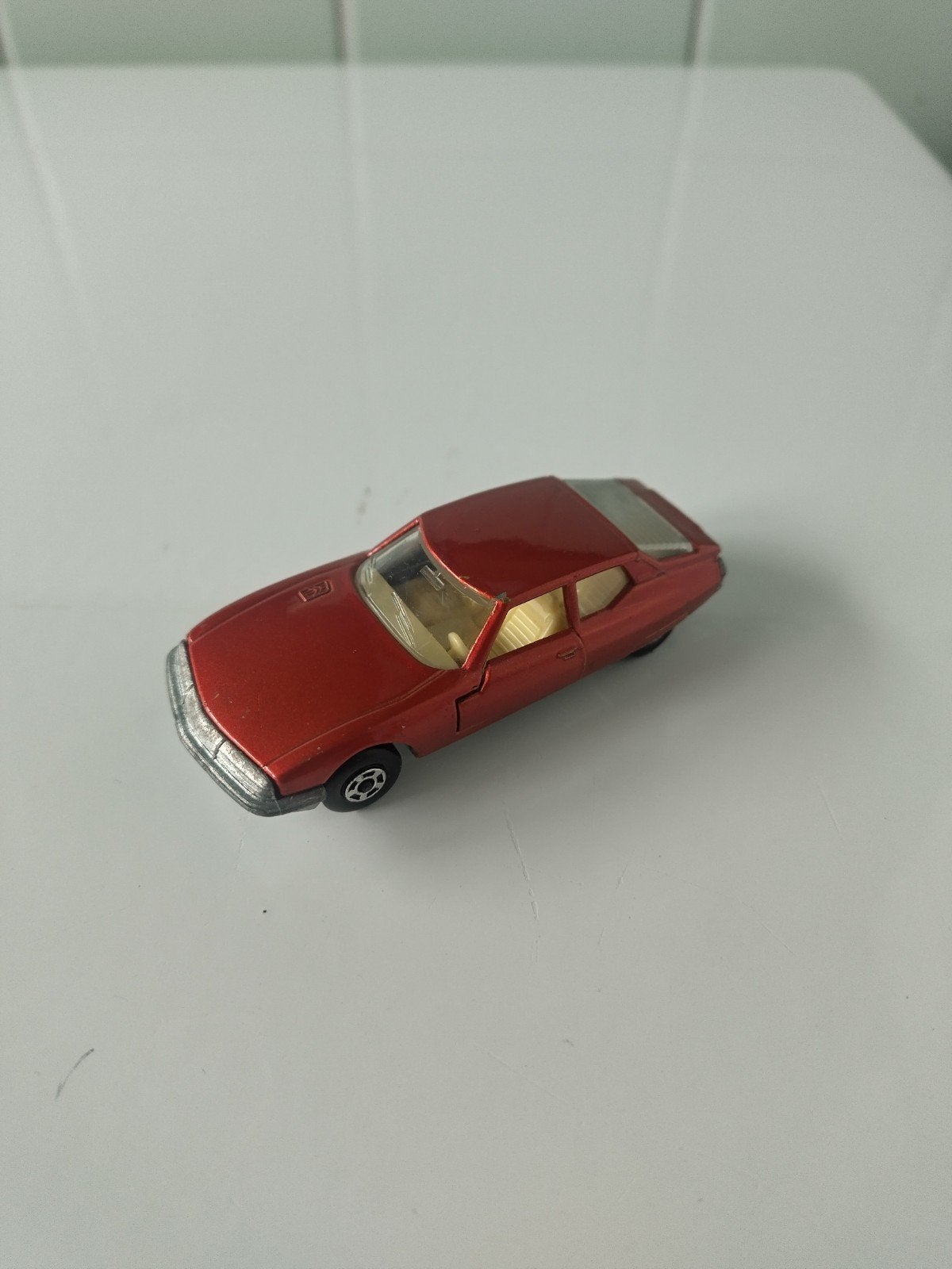 Vintage Matchbox Citroën S.M. AFHALING LEES BESCHRIJVING, Enlèvement, Utilisé, Voiture, Lesney