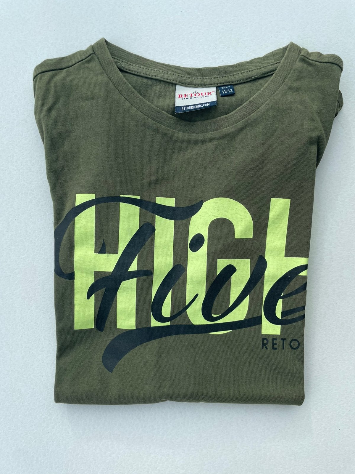 Groene T-shirt retour, Ophalen of Verzenden, Gebruikt