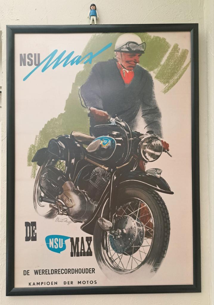 Affiches publicitaires NSU Max Supermax Maxi A1/A0 repro, Enlèvement ou Envoi, Neuf
