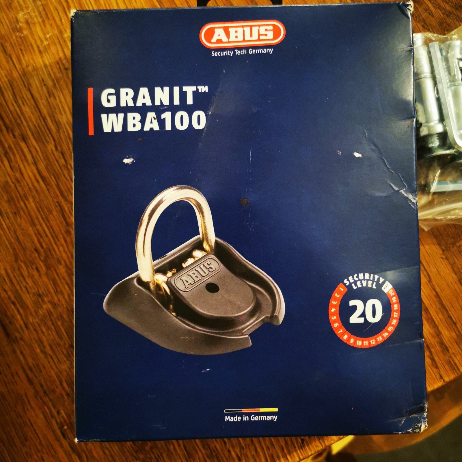 Ancrage de verrouillage Abus Granit WBA10, Motos, Enlèvement ou Envoi, Neuf