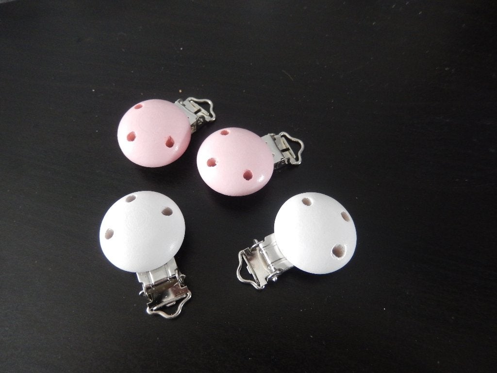 4 roze clips (zgan), Hobby & Loisirs créatifs, Bricolage, Enlèvement ou Envoi, Comme neuf, Rose