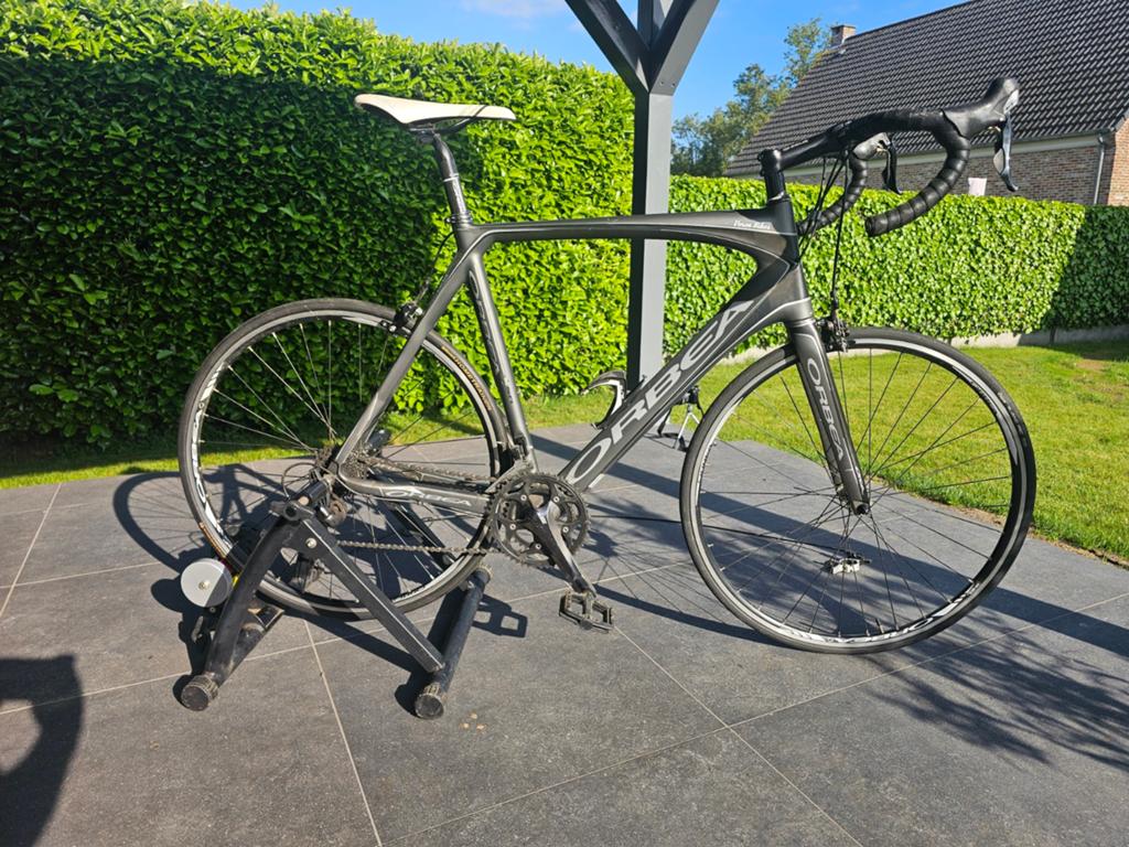 Orbea Orca (carbon) // B-twin hometrainer, Ophalen, Gebruikt, Carbon, Velgrem
