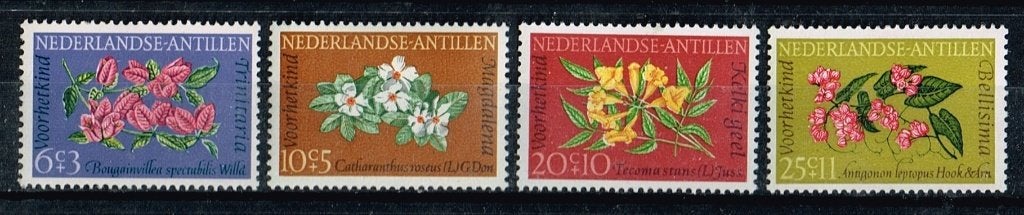 Timbres-poste des Pays-Bas. Antilles - K 5484 - fleurs, Timbres & Monnaies, Timbres | Antilles néerlandaises, Envoi, Non oblitéré