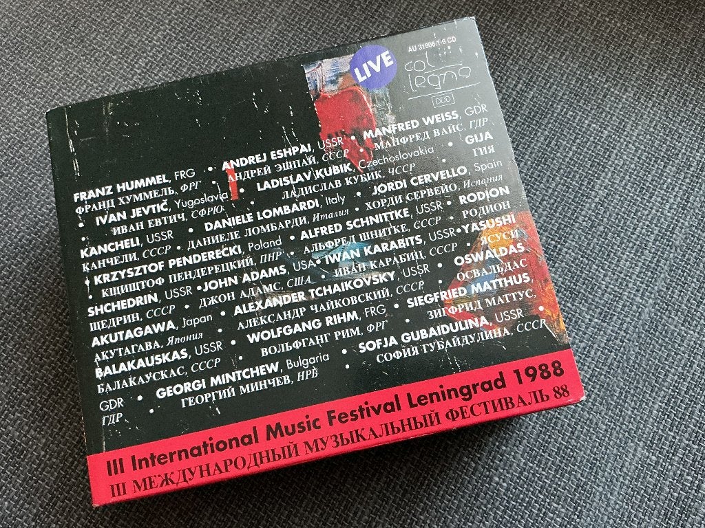 III International Music Festival Leningrad /John Adams ..., Du modernisme à nos jours, Enlèvement ou Envoi, Utilisé, Coffret