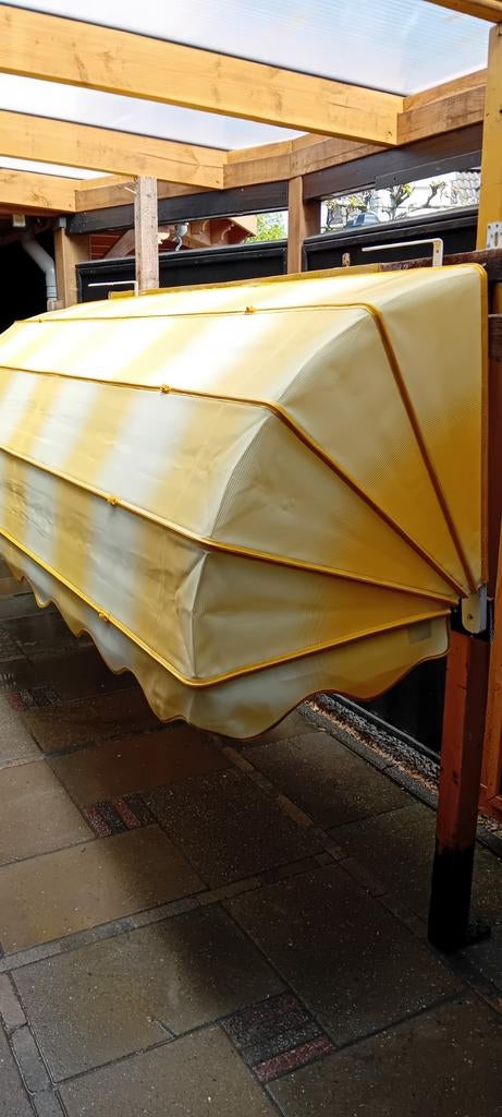 Markies houten frame in z g.a.n staat, Tuin en Terras, Zonneschermen, Ophalen, Markies