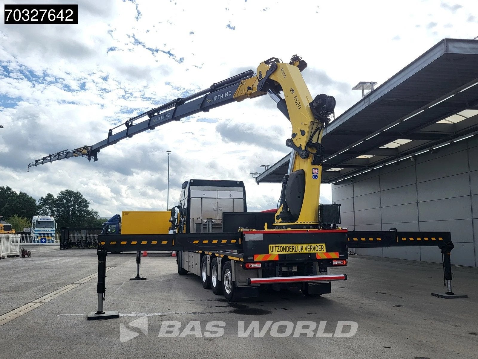 Volvo FH FH 540 8X4 HMF8520K-RC + JIB K6 Crane Kran Winch Fu, Auto's, Automaat, Euro 6, 397 kW, Zwart
