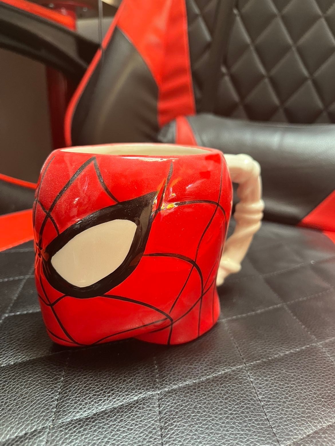 Spiderman tas, Verzamelen, Glas en Drinkglazen, Ophalen, Gebruikt, Overige typen